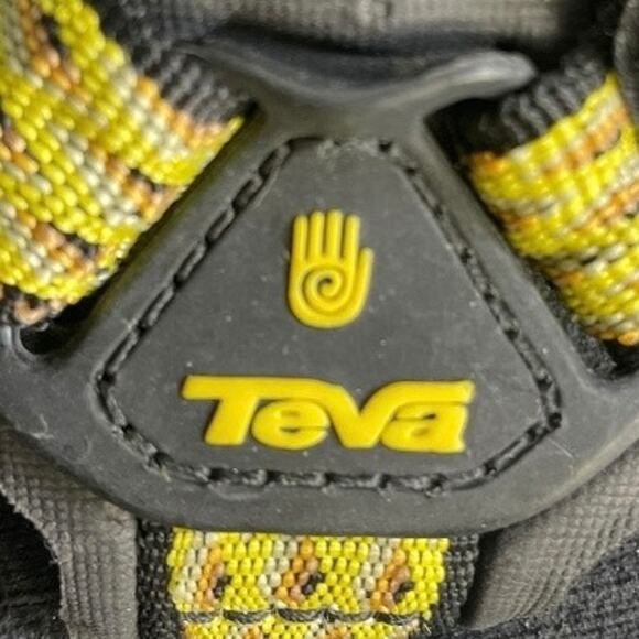 Teva Women’s Hurricane Ampsole Black & Yellow Sandals Size-8 - Picture 7 of 9